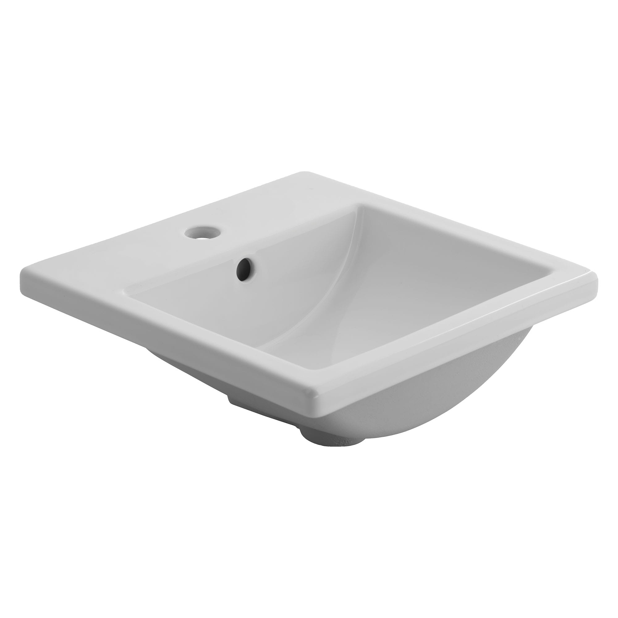 Studio Carre® Drop-In Sink With Center Hole Only